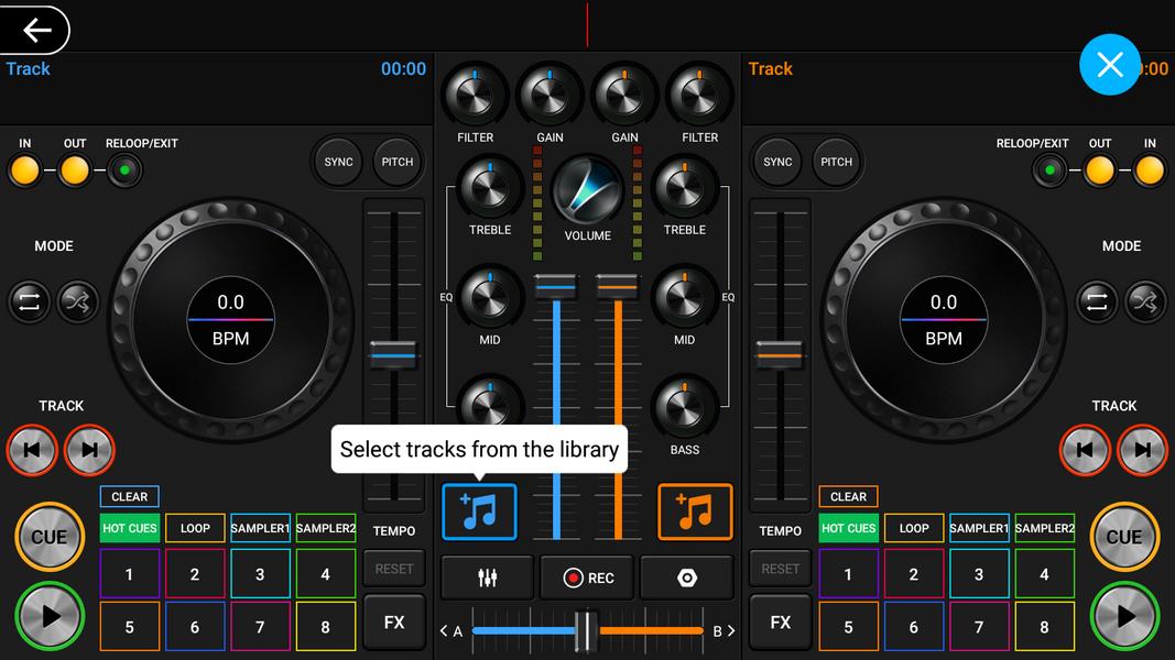 DJ Music Mixer - 3D DJ Player Скриншот 1