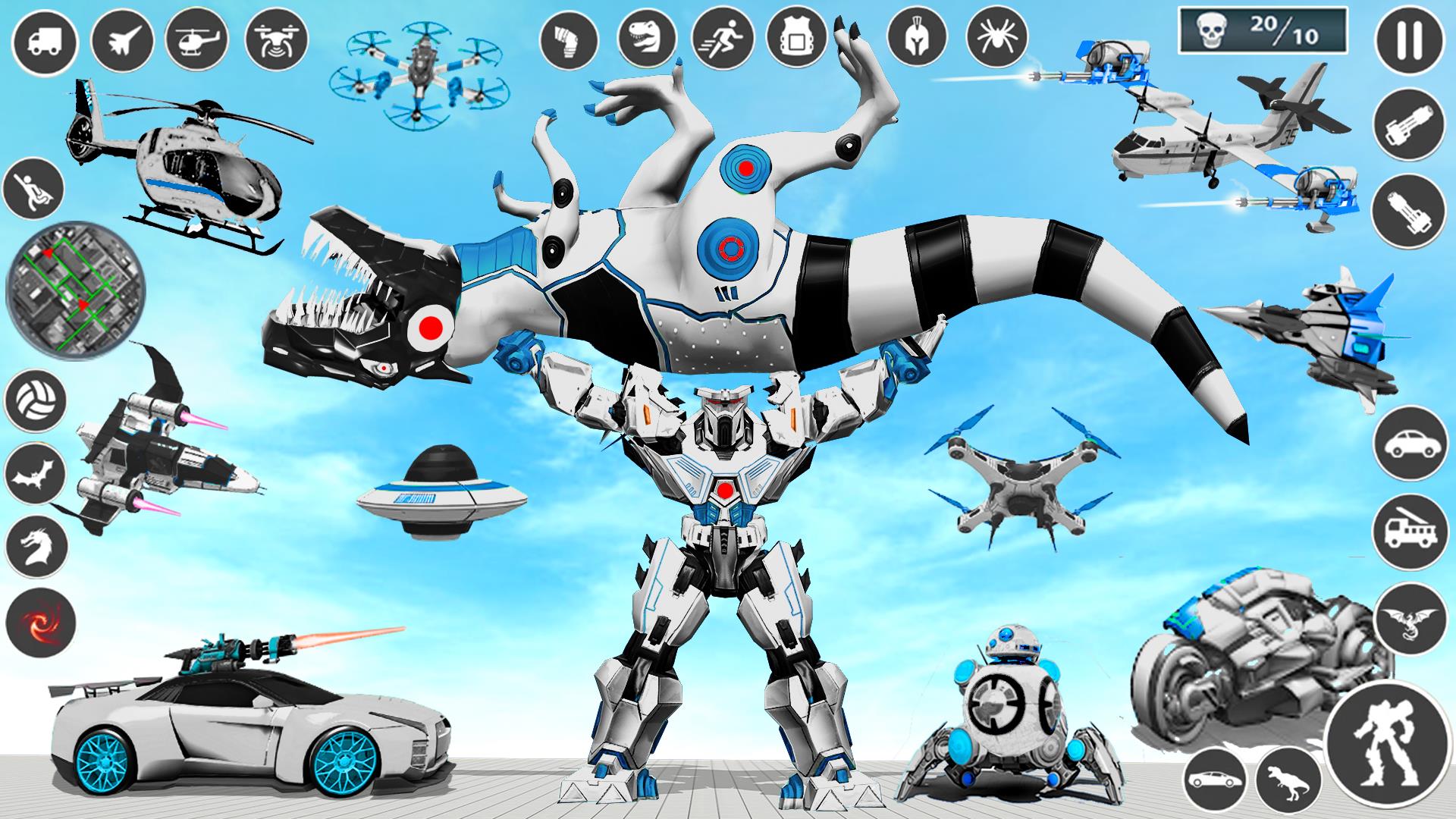 Multi Robot Car Transform Game 스크린샷 2