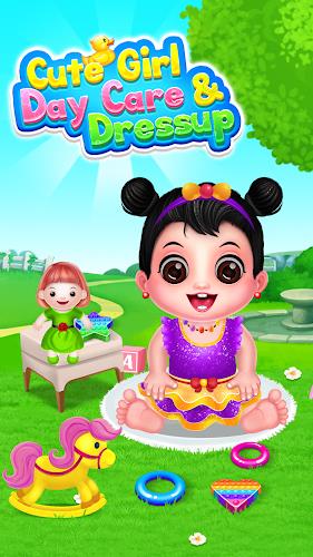 Cute Girl Daycare & Dress up Captura de pantalla 0