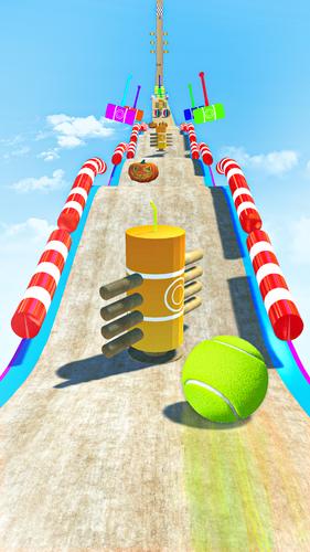 3D Sky Rolling Going Ball Game 스크린샷 3