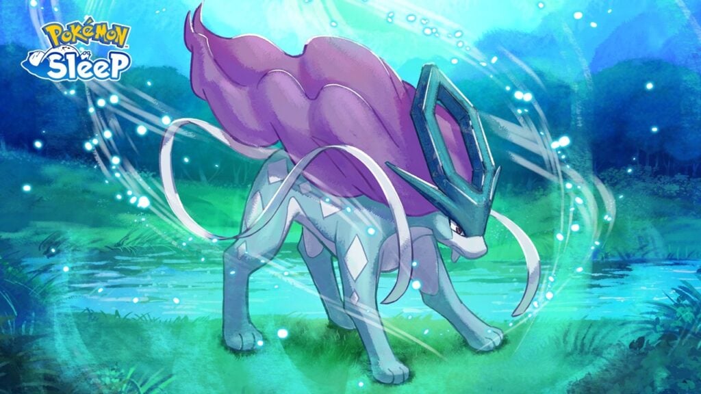 Мероприятие по исследованию Suicune теперь доступно в Pokémon Sleep