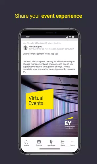 EY Virtual Events Captura de tela 2
