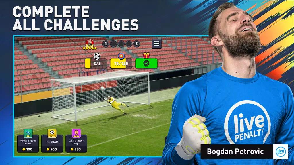 Soccer Penalty: Live Goalie ภาพหน้าจอ 2