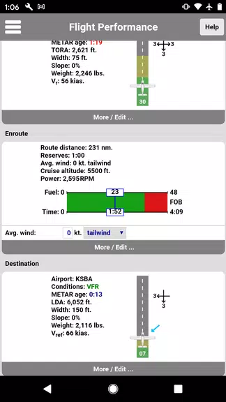 PA28 Performance Capture d'écran 1