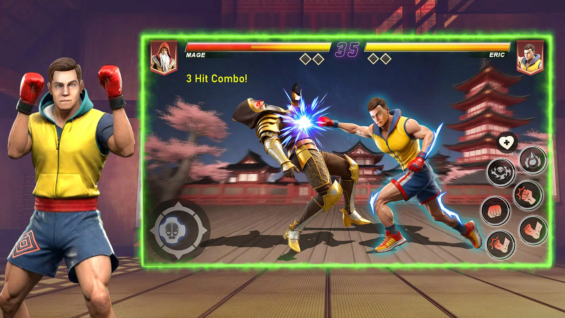 Karate Legends: Fighting Games Captura de pantalla 2