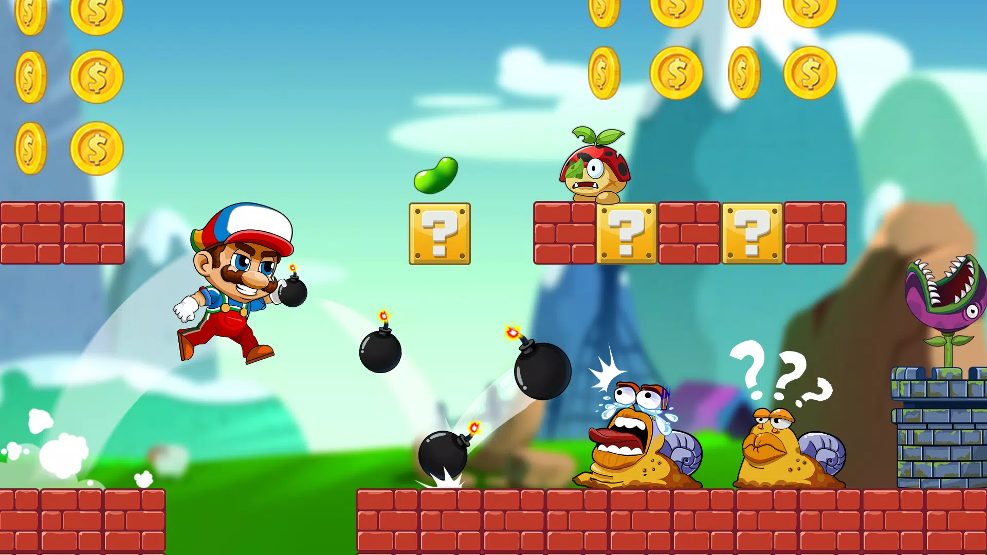 Super Bean Bros: Running Games Capture d'écran 0