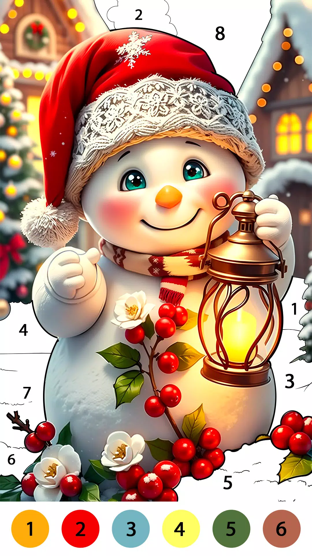 Schermata Christmas Cute Coloring Game 2