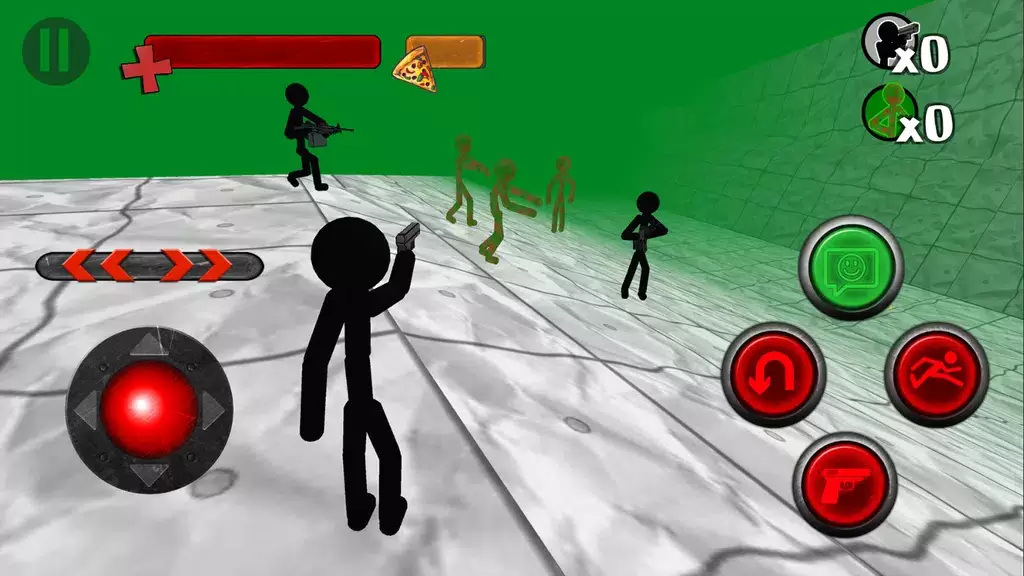 Stickman Zombie 3D Скриншот 3