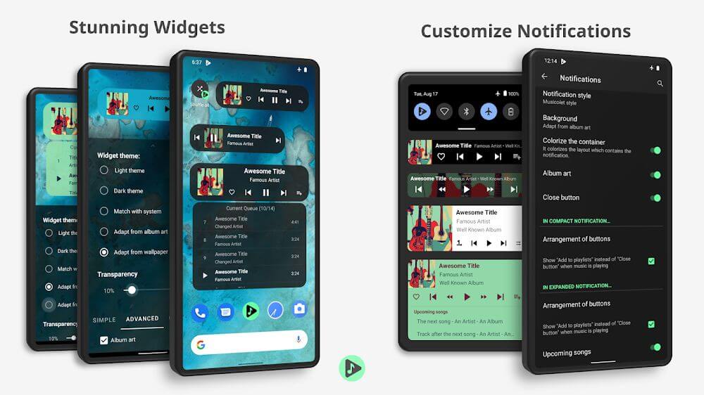 Musicolet Music Player Mod ภาพหน้าจอ 2