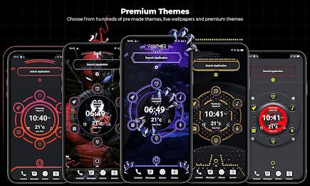 Alpha Hybrid Launcher 4D theme Tangkapan skrin 3