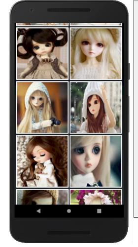 Cute Dolls Jigsaw Slide Puzzle Скриншот 3