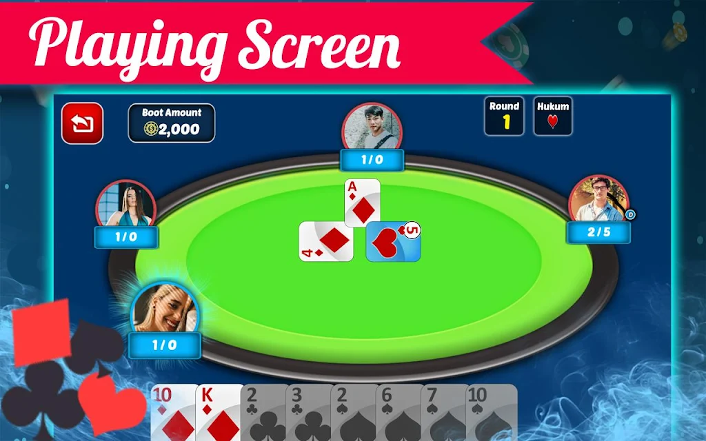Batak Oyna - Play Spades Free Online Card Games स्क्रीनशॉट 2