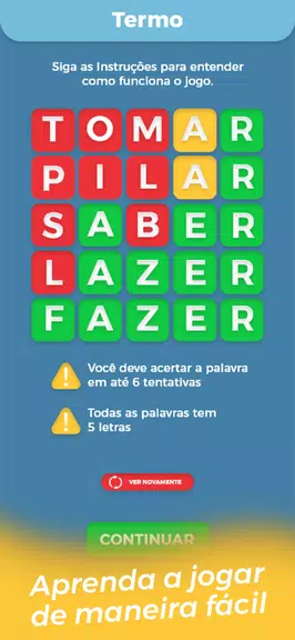 Termo Jogo de Palavras Zrzut ekranu 2