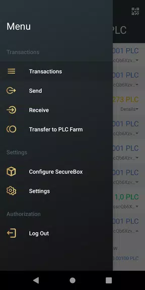PLC Wallet 스크린샷 1