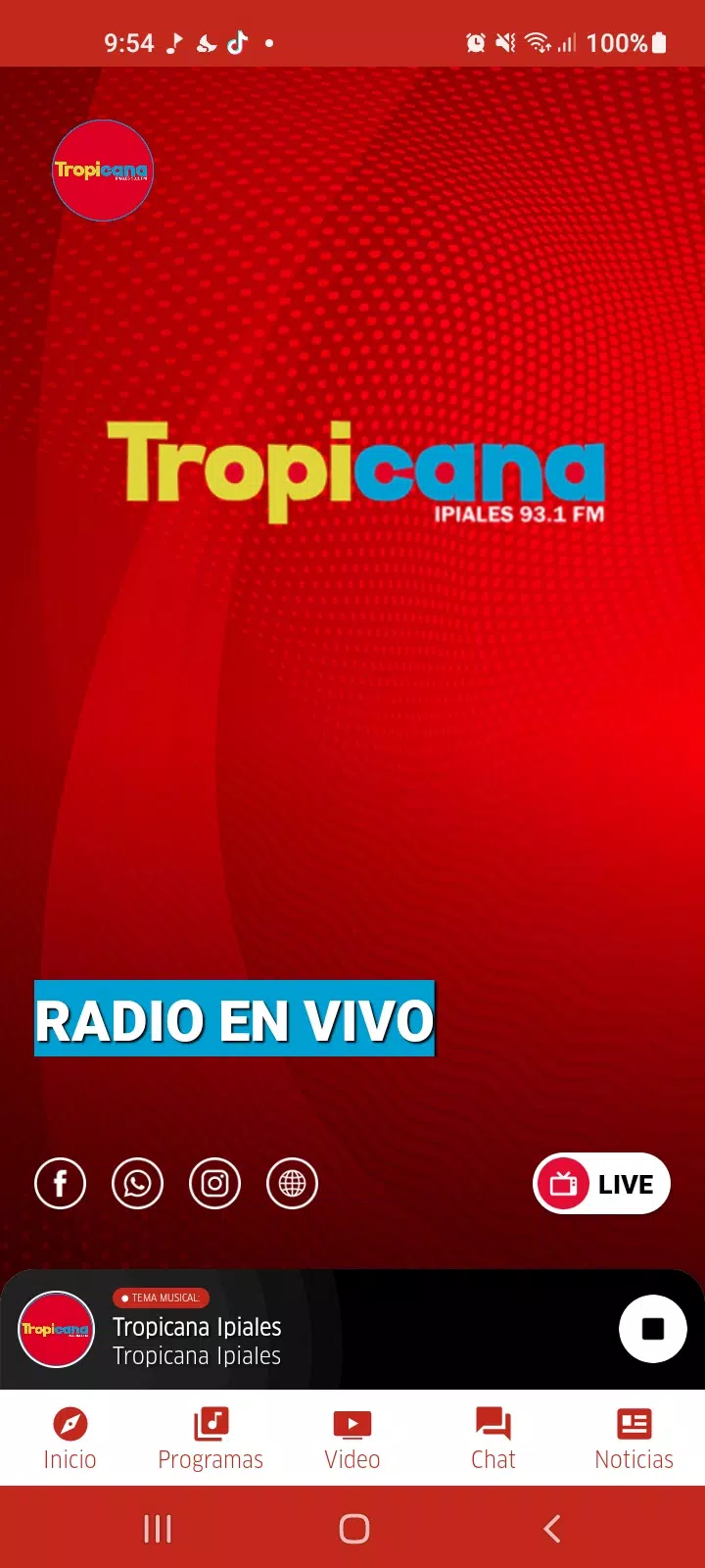 Tropicana Ipiales Captura de pantalla 0