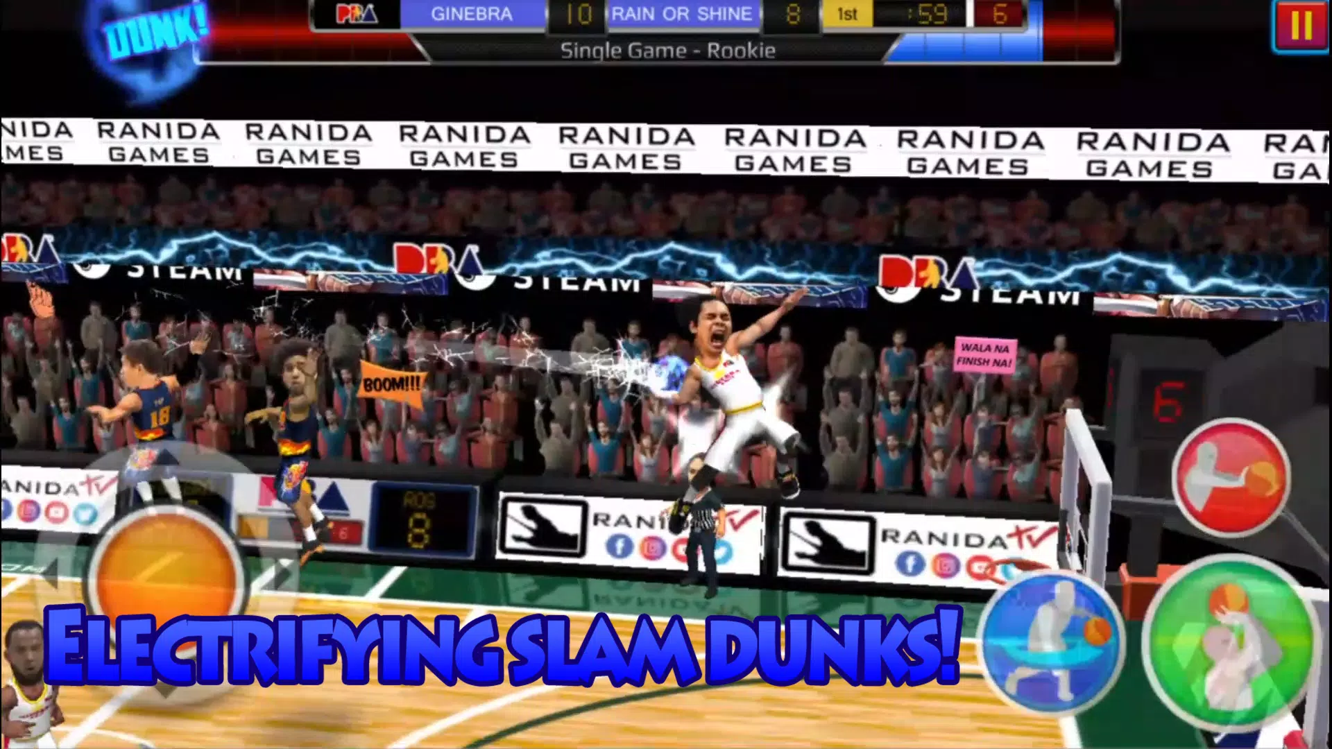 Basketball Slam! ဖန်သားပြင်ဓာတ်ပုံ 1