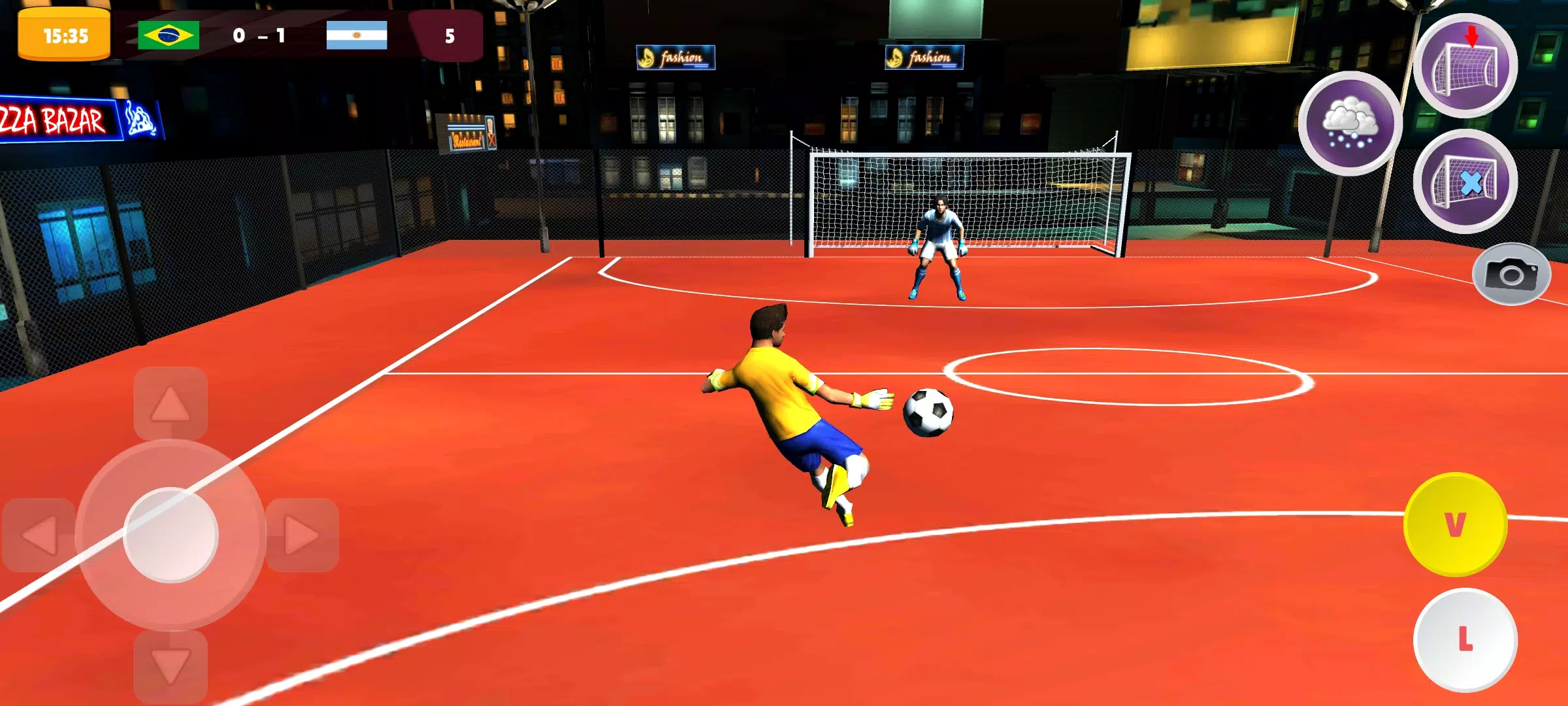 Goalie Wars Football Street Ảnh chụp màn hình 1