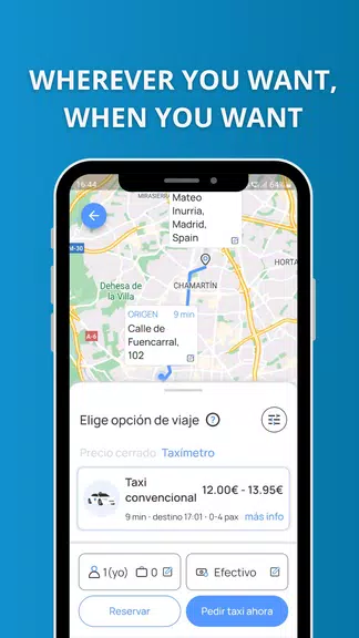 PideTaxi - Taxi in Spain Screenshot 2