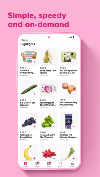 Flink: Groceries in minutes ภาพหน้าจอ 2