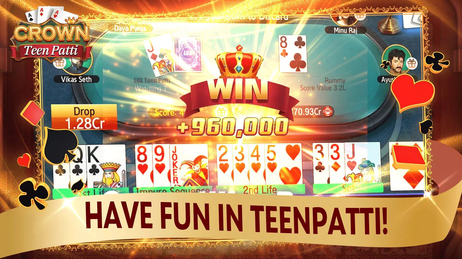 Teen Patti Crown Скриншот 0