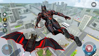 Flying Bat Robot Car Transform ภาพหน้าจอ 0