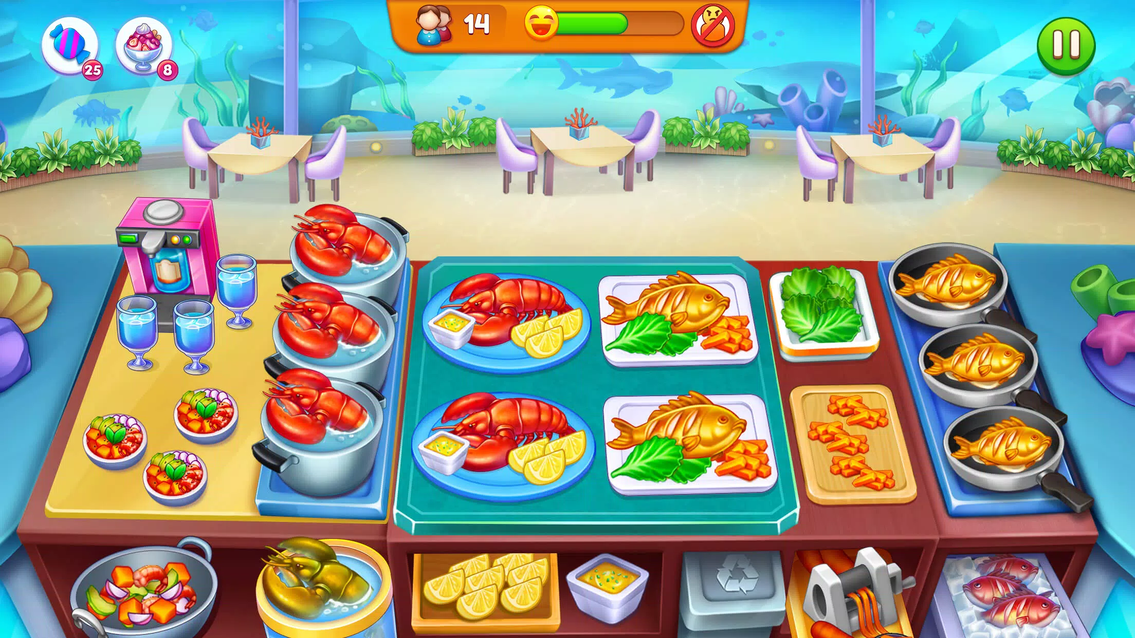 Cooking Restaurant Food Games Скриншот 3