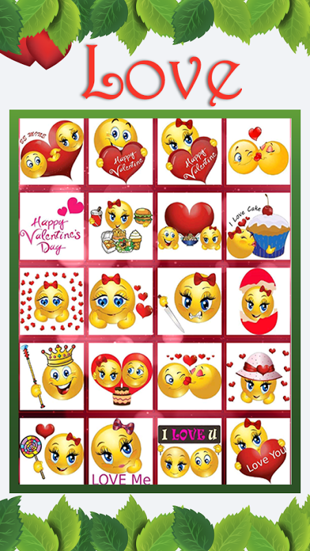 Valentine Love Emojis Screenshot 2