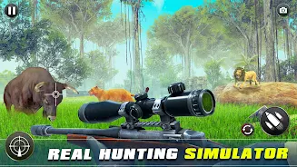 Safari Animal Hunter Simulator স্ক্রিনশট 0