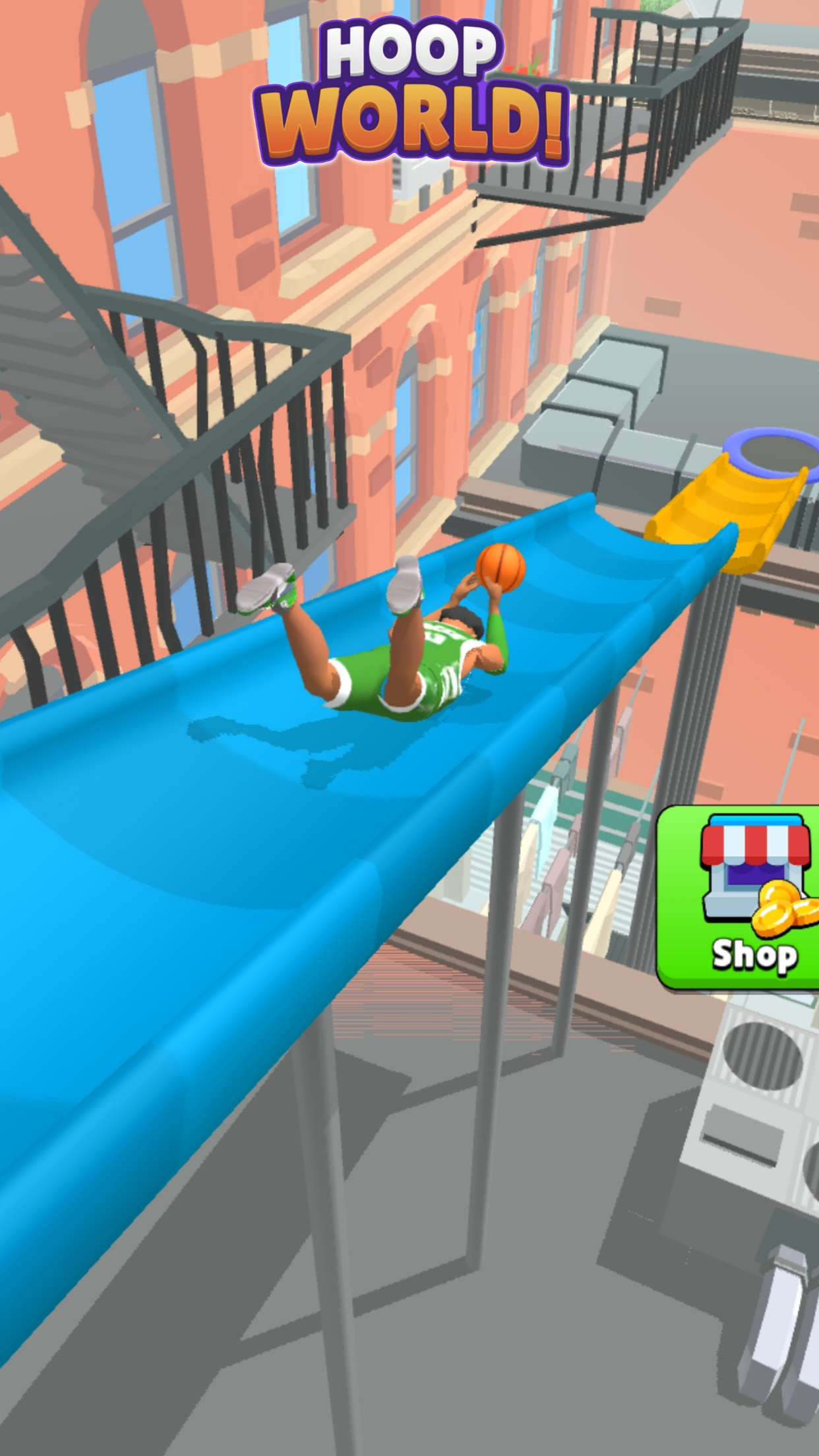 Hoop World: Flip Dunk Game 3D Tangkapan skrin 0