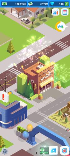 Idle Commercial Street Tycoon Capture d'écran 0