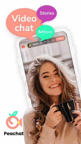 Peachat - Live Video Chat স্ক্রিনশট 0