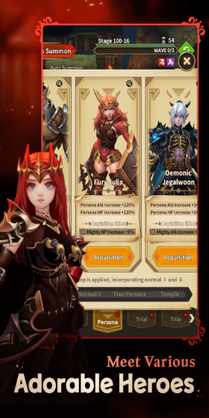 Revenger Saga: Idle RPG Captura de tela 0