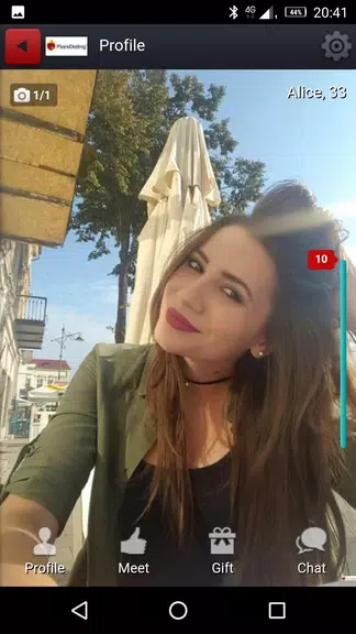 Meet new people, Flirt with singles - Flare Dating स्क्रीनशॉट 1