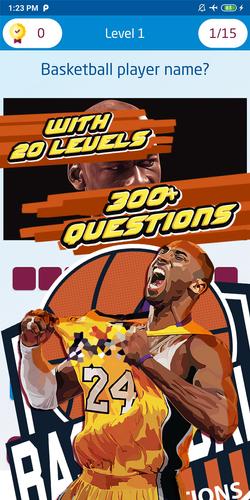 Schermata basketball player quiz 2