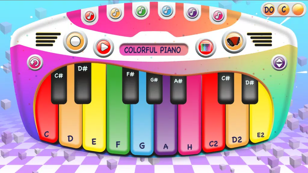Colorful Piano Скриншот 1
