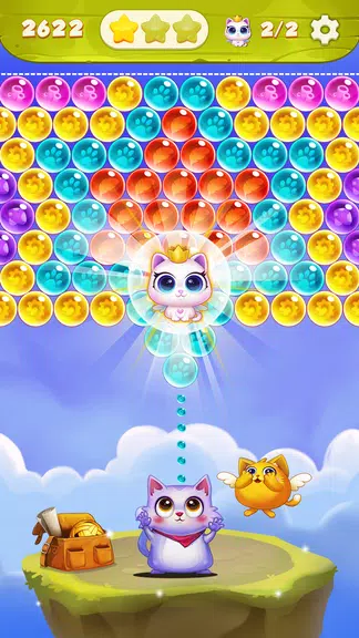 Bubble Cat Shooter Ảnh chụp màn hình 0