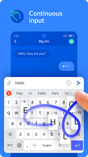 Yandex Keyboard ဖန်သားပြင်ဓာတ်ပုံ 2