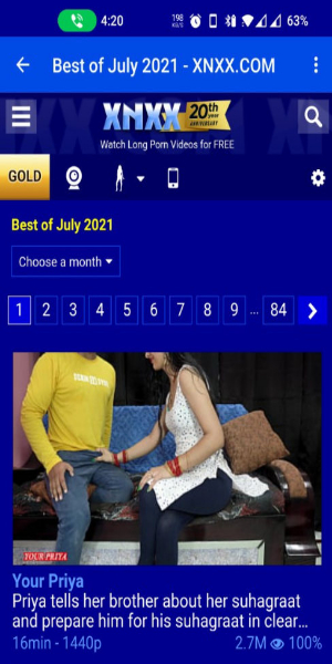 XNXX ภาพหน้าจอ 0