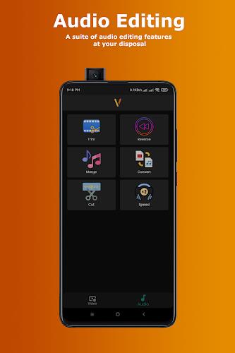 Vaux - Video and Audio Editor 스크린샷 1