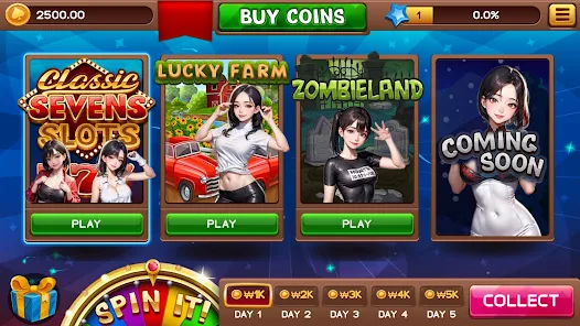 Sexy slot girls: vegas casino Mod Screenshot 1