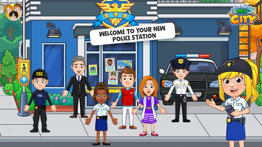 My City: Police Game for Kids Ảnh chụp màn hình 0