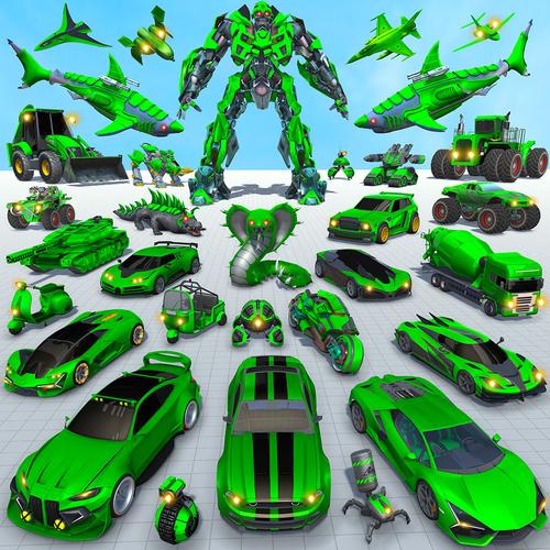 Shark Robot Car Game 3d Скриншот 0