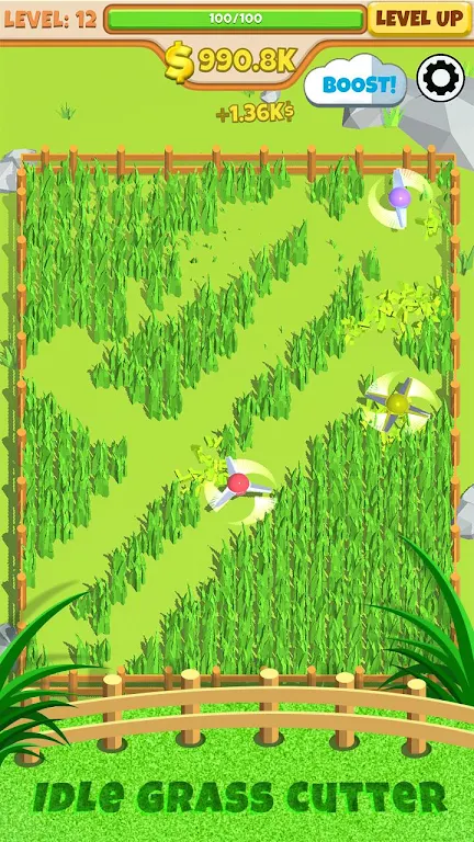 Idle Grass Cutter Mod 스크린샷 1