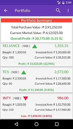 NSE BSE Indian Stock Quotes - Live Market Prices Screenshot 1