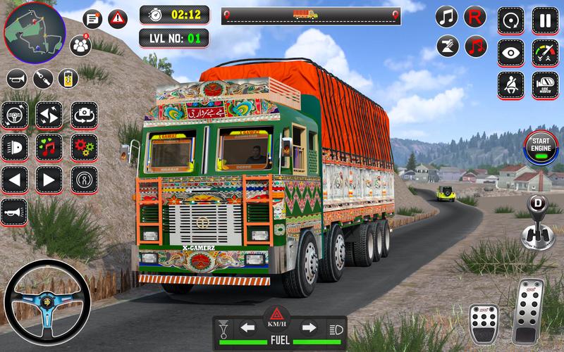 Indian Truck Drive Truck Games Zrzut ekranu 1