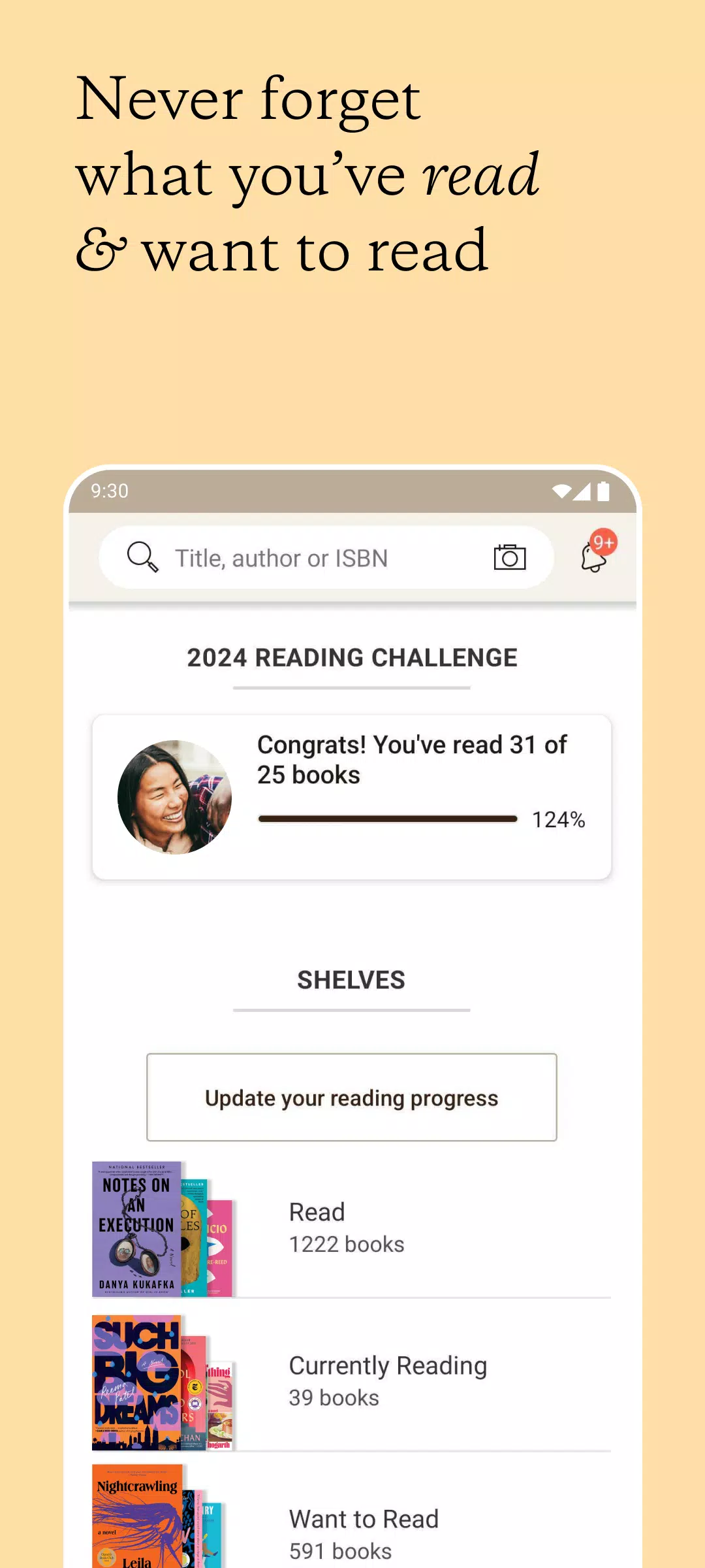 Goodreads Schermafbeelding 2