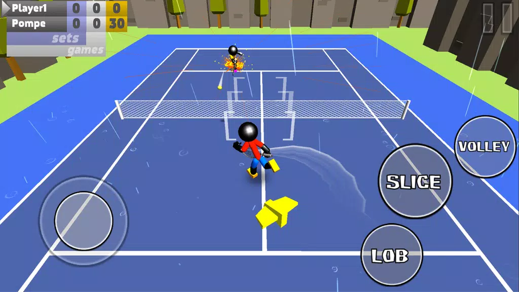 Stickman 3D Tennis 스크린샷 3