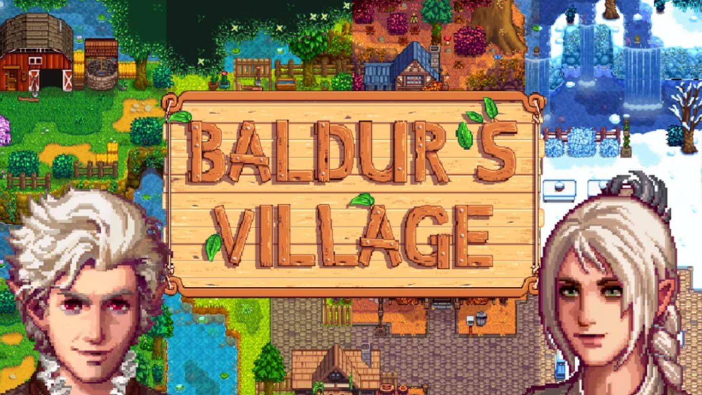 «Стартовая долина встречает балдуру 3 в фанатскую игру Baldur's Village»