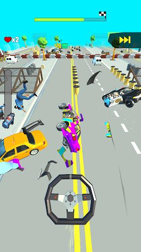 Crazy Rush 3D - Car Racing Tangkapan skrin 2