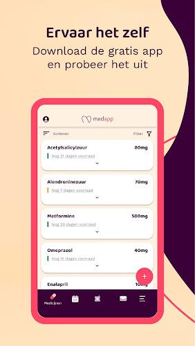 MedApp: jouw medicijnapp Captura de pantalla 1